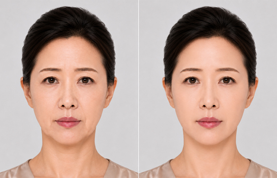 Shoulder Filler Before & After