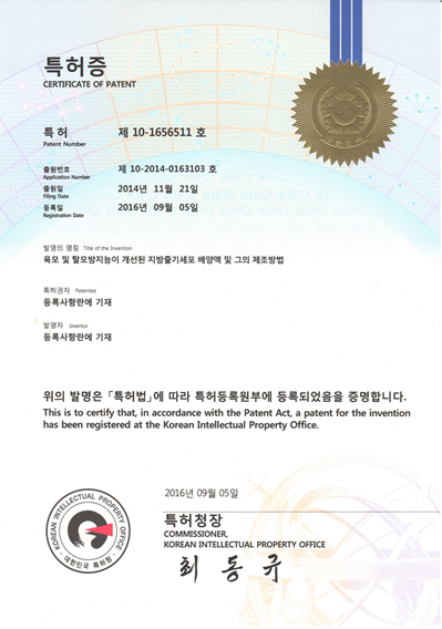 Patent for Promoting Hair Growth and Preventing Hair Loss