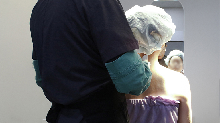 Seated injection procedure